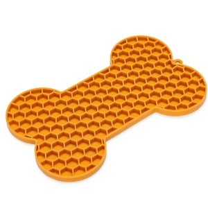 Beeztees-Leckmatte-Knochen---orange