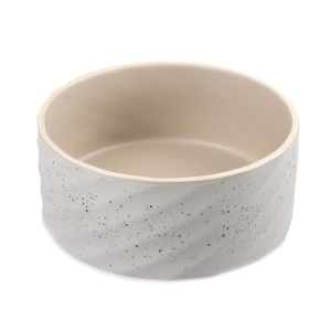 Duvoplus-Keramiknapf-Stone-Wavy-Dune