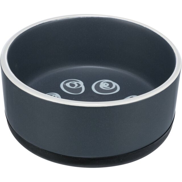 Bild 1 von Trixie Keramiknapf Pfote mit Gummiring  / (Variante) 0,4 l/ø 12 cm