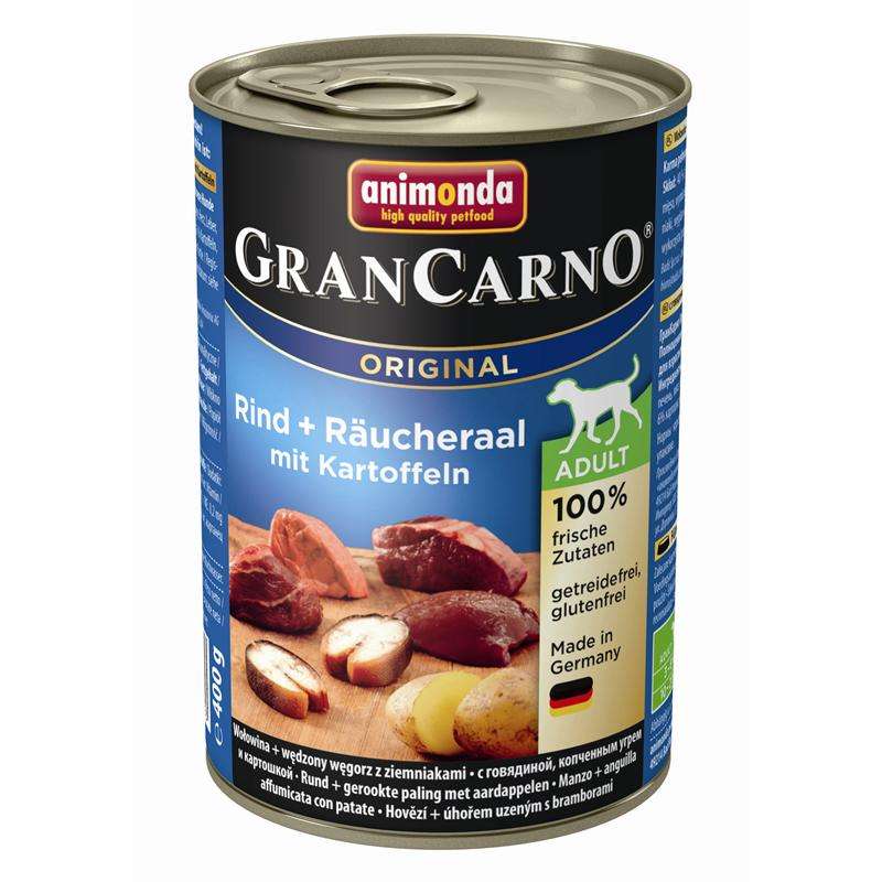 Bild 1 von Animonda Dog Dose GranCarno Adult Rind & Räucheraal mit Kartoffel 400g