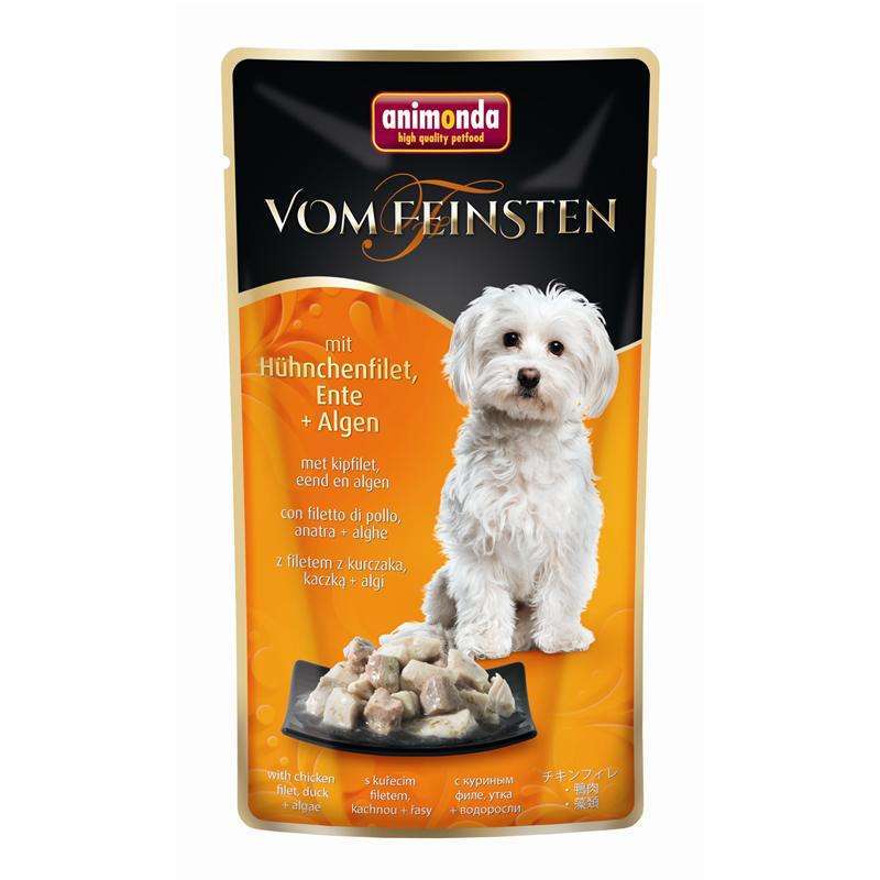 Bild 1 von Animonda Dog Vom Feinsten mit Hühnchenfilet, Ente & Algen 100g Portionsbeutel