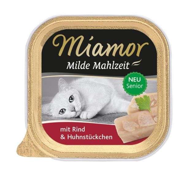 Bild 1 von Miamor Milde Mahlzeit Senior 100g  / (Variante) Geflügel pur & Rind