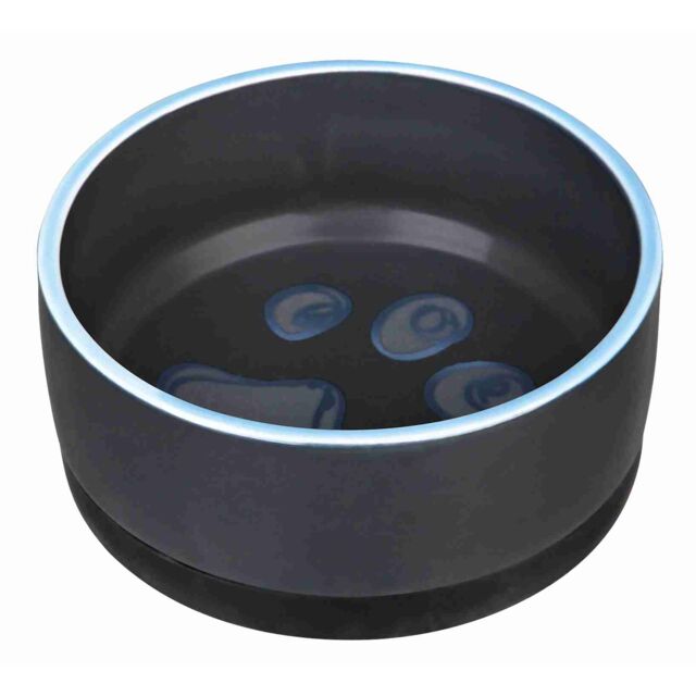 Bild 1 von Trixie Keramiknapf Pfote mit Gummiring  / (Variante) 0,75 l/ø 16 cm