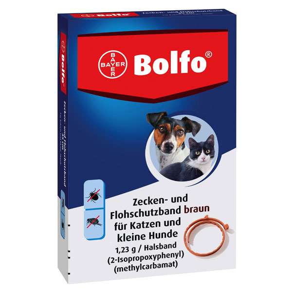 Bild 1 von Bolfo Zecken- und Flohschutzband für Katzen und kleine Hunde, 35 cm