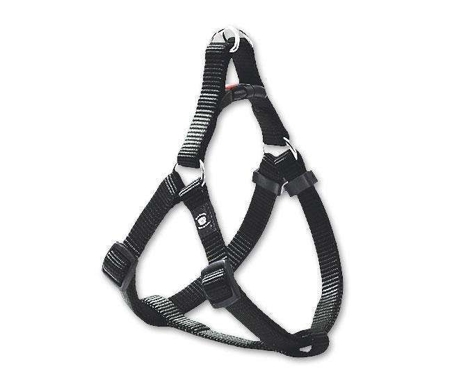 Bild 1 von Karlie Flamingo ASP Step&Go Geschirr - Schwarz  / (Variante) 20 mm, 53-77 cm