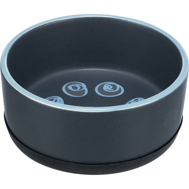 Bild 1 von Trixie Keramiknapf Pfote mit Gummiring  / (Variante) 0,75 l/ø 16 cm