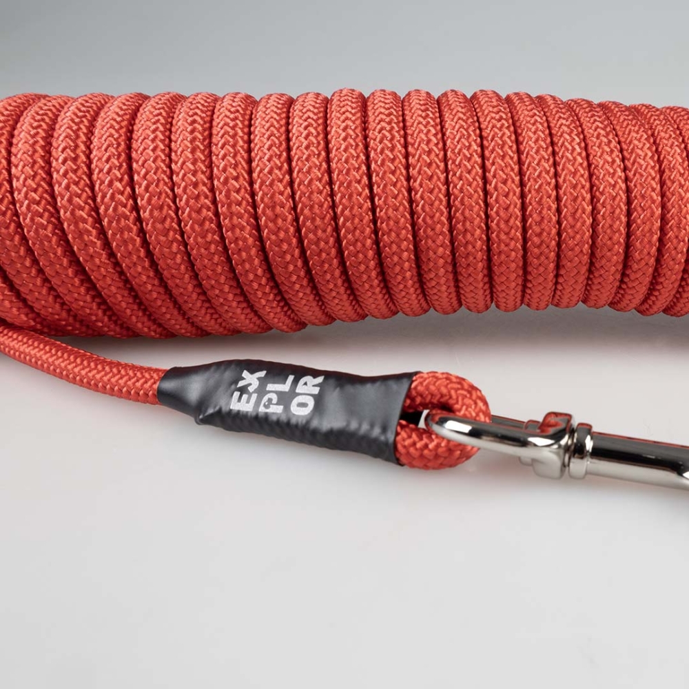 Bild 1 von Duvoplus EXPLOR Trackingleine Classic rund - rot  / (Variante) 15m/8mm