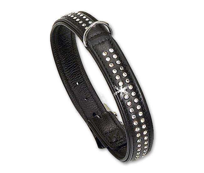 Bild 1 von Karlie VINTAGE TIFFANY Halsband - Schwarz  / (Variante) 22 mm, 45 cm