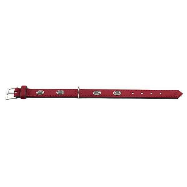 Bild 1 von Hunter Halsband Softie Stone 45 nickel, 32-39 cm  / (Variante) rot/Nappa schwarz