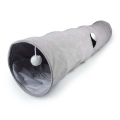 Bild 2 von Duvoplus Spieltunnel Purrly - hellgrau  / (Variante) 80x25x25cm