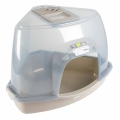 Bild 1 von EBI Eck-Katzentoilette Prism M - transparent/grau