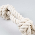 Bild 5 von Duvoplus ECO Baumwollseil mit 3 Knoten & Schlaufe - weiß