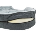 Bild 3 von Trixie Vital Bett Lino Soft, oval - grau/hellgrau