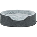 Bild 1 von Trixie Vital Bett Lino Soft, oval - grau/hellgrau  / (Variante) 60 × 45 cm