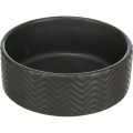 Bild 1 von Trixie Napf aus Strukturkeramik - schwarz  / (Variante) 0,9 l/ø 16 cm