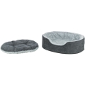 Bild 2 von Trixie Vital Bett Lino Soft, oval - grau/hellgrau  / (Variante) 83 × 67 cm