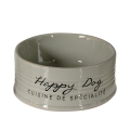 Bild 1 von Duvoplus Futternapf Stone Happy Dog - grau  / (Variante) 1000ml Ø18,5cm
