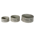 Bild 2 von Duvoplus Futternapf Stone Happy Dog - grau  / (Variante) 520ml Ø14,5cm
